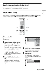 Preview for 19 page of Sony DVP-NS36 Operating Instructions Manual