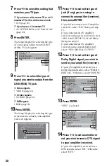 Preview for 20 page of Sony DVP-NS36 Operating Instructions Manual