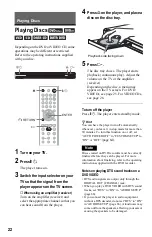 Preview for 22 page of Sony DVP-NS36 Operating Instructions Manual