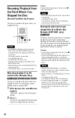 Preview for 24 page of Sony DVP-NS36 Operating Instructions Manual