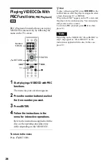 Preview for 26 page of Sony DVP-NS36 Operating Instructions Manual