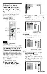 Preview for 27 page of Sony DVP-NS36 Operating Instructions Manual