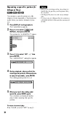 Preview for 30 page of Sony DVP-NS36 Operating Instructions Manual