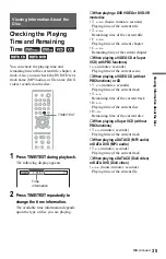 Preview for 35 page of Sony DVP-NS36 Operating Instructions Manual