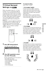 Preview for 41 page of Sony DVP-NS36 Operating Instructions Manual