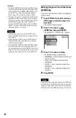 Предварительный просмотр 52 страницы Sony DVP-NS36 Operating Instructions Manual