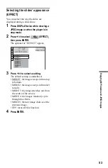 Предварительный просмотр 53 страницы Sony DVP-NS36 Operating Instructions Manual