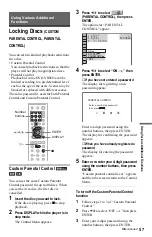 Предварительный просмотр 57 страницы Sony DVP-NS36 Operating Instructions Manual