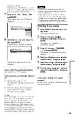 Предварительный просмотр 59 страницы Sony DVP-NS36 Operating Instructions Manual