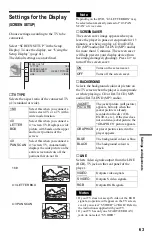 Предварительный просмотр 63 страницы Sony DVP-NS36 Operating Instructions Manual