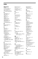 Предварительный просмотр 74 страницы Sony DVP-NS36 Operating Instructions Manual