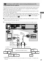 Preview for 27 page of Sony DVP-NS400D Operating Instructions Manual