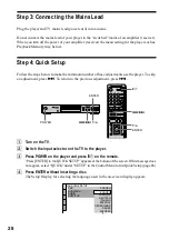 Preview for 28 page of Sony DVP-NS400D Operating Instructions Manual