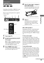 Preview for 33 page of Sony DVP-NS400D Operating Instructions Manual