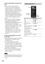 Preview for 34 page of Sony DVP-NS400D Operating Instructions Manual