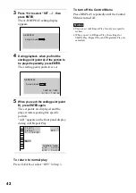 Preview for 42 page of Sony DVP-NS400D Operating Instructions Manual