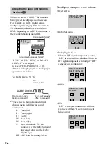 Preview for 52 page of Sony DVP-NS400D Operating Instructions Manual