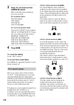 Preview for 54 page of Sony DVP-NS400D Operating Instructions Manual