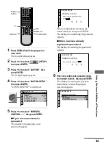 Preview for 63 page of Sony DVP-NS400D Operating Instructions Manual