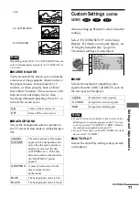 Preview for 71 page of Sony DVP-NS400D Operating Instructions Manual