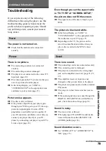 Preview for 79 page of Sony DVP-NS400D Operating Instructions Manual