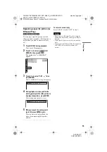 Предварительный просмотр 33 страницы Sony DVP-NS41P - Cd/dvd Player Operating Instructions Manual