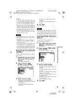 Предварительный просмотр 53 страницы Sony DVP-NS41P - Cd/dvd Player Operating Instructions Manual