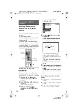 Предварительный просмотр 54 страницы Sony DVP-NS41P - Cd/dvd Player Operating Instructions Manual