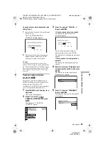 Предварительный просмотр 55 страницы Sony DVP-NS41P - Cd/dvd Player Operating Instructions Manual