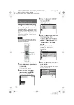 Предварительный просмотр 58 страницы Sony DVP-NS41P - Cd/dvd Player Operating Instructions Manual