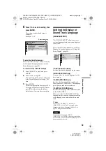 Предварительный просмотр 59 страницы Sony DVP-NS41P - Cd/dvd Player Operating Instructions Manual