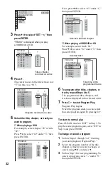 Предварительный просмотр 32 страницы Sony DVP-NS425P Operating Instructions Manual