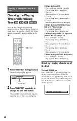 Предварительный просмотр 40 страницы Sony DVP-NS425P Operating Instructions Manual