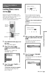 Предварительный просмотр 49 страницы Sony DVP-NS425P Operating Instructions Manual