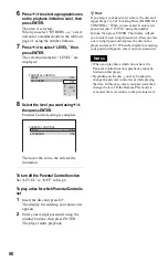 Предварительный просмотр 50 страницы Sony DVP-NS425P Operating Instructions Manual