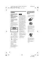 Preview for 2 page of Sony DVP-NS45P - Cd/dvd Player Operating Instructions Manual