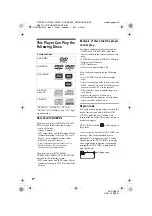 Preview for 8 page of Sony DVP-NS45P - Cd/dvd Player Operating Instructions Manual