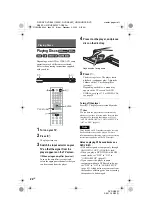 Preview for 24 page of Sony DVP-NS45P - Cd/dvd Player Operating Instructions Manual