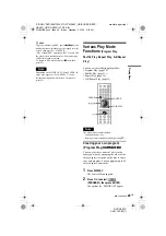 Preview for 29 page of Sony DVP-NS45P - Cd/dvd Player Operating Instructions Manual