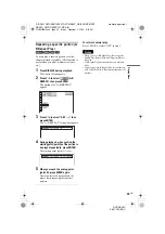 Preview for 33 page of Sony DVP-NS45P - Cd/dvd Player Operating Instructions Manual