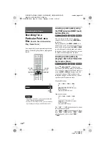 Preview for 34 page of Sony DVP-NS45P - Cd/dvd Player Operating Instructions Manual