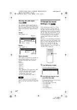 Preview for 42 page of Sony DVP-NS45P - Cd/dvd Player Operating Instructions Manual