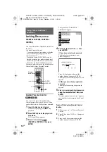 Preview for 54 page of Sony DVP-NS45P - Cd/dvd Player Operating Instructions Manual