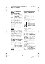 Preview for 62 page of Sony DVP-NS45P - Cd/dvd Player Operating Instructions Manual