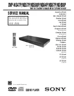 Sony DVP-NS47P - Cd/dvd Player Service Manual preview