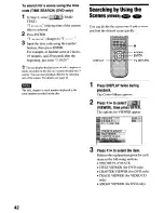 Preview for 42 page of Sony DVP-NS4OOD Operating Instructions Manual