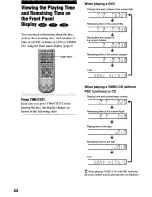 Preview for 44 page of Sony DVP-NS4OOD Operating Instructions Manual