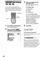 Preview for 50 page of Sony DVP-NS4OOD Operating Instructions Manual