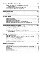 Preview for 5 page of Sony DVP-NS500V Operating Instructions Manual