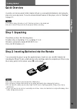 Preview for 15 page of Sony DVP-NS500V Operating Instructions Manual